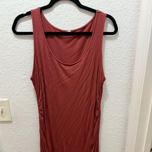 Knee Length Raisin Maternity Dress